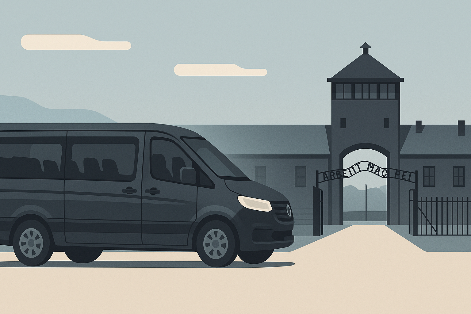 Prywatny transport do Auschwitz komfortowa opcja dla turystów
