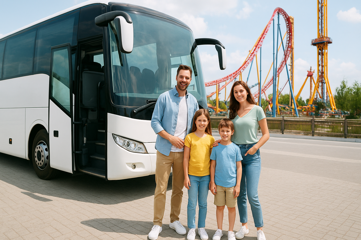 Transfer z Krakowa do Energylandii wygodny transport dla rodzin i grup